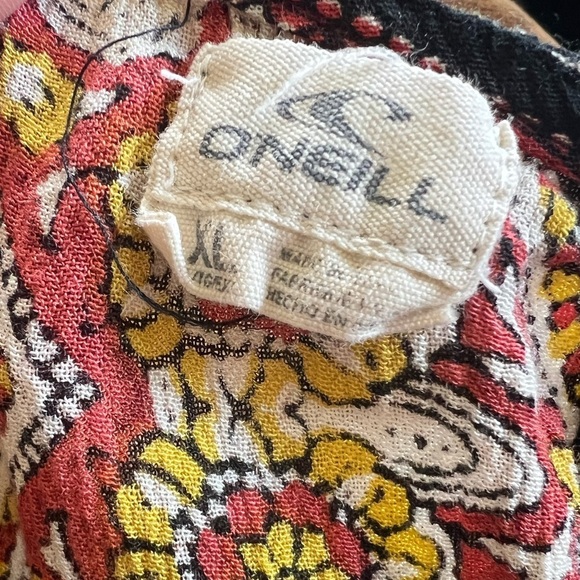 O’Neill XL Shorts Romper Boho Bohemian Neutral Chic Contemporary - Picture 9 of 10